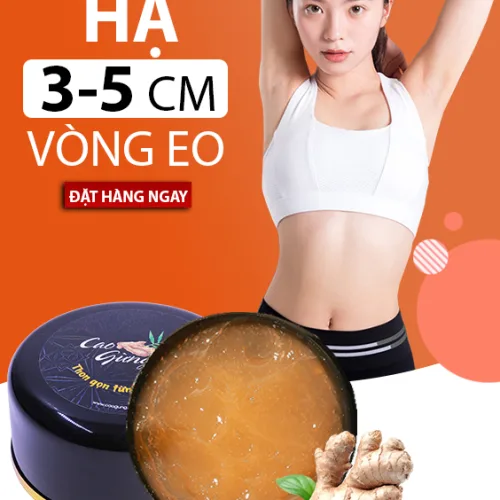 Cao Gừng Tan Mỡ Bụng Thiên Nhiên Việt 250g Phiên Bản 2025 - Tặng Cao Gừng Nghệ Đỏ