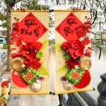 Cặp 2 Mành Tre Dài Trang Trí - Phên Tre Lớn Trang Trí Tết Ráp Sẵn