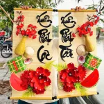 Cặp 2 Mành Tre Dài Trang Trí - Phên Tre Lớn Trang Trí Tết Ráp Sẵn