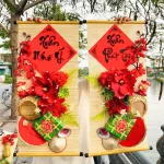 Cặp 2 Mành Tre Dài Trang Trí - Phên Tre Lớn Trang Trí Tết Ráp Sẵn