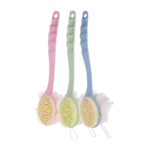 Khám phá Cây Chà Lưng - Cọ Tắm Kì Lưng - Bàn Chải Chà Lưng 2 Đầu Có Bông Tắm 35cm thuộc nhóm Đồ dùng phòng tắm