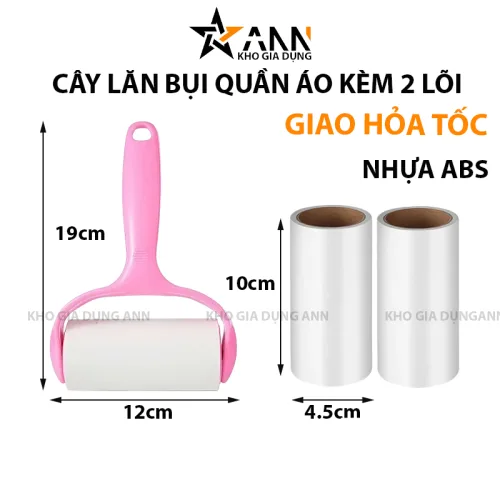 Đánh giá cây Lăn Bụi Quần Áo Kèm 2 Lõi Lăn 9x12cm