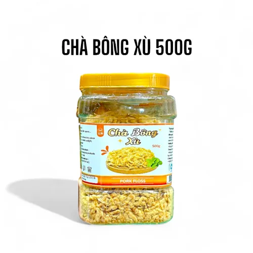 Chà Bông Xù Đóng Hộp, Khối Lượng 500g