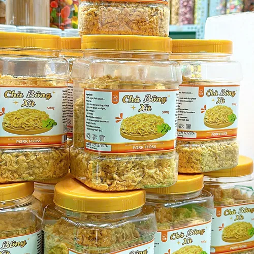 Chà Bông Xù Đóng Hộp, Khối Lượng 500g