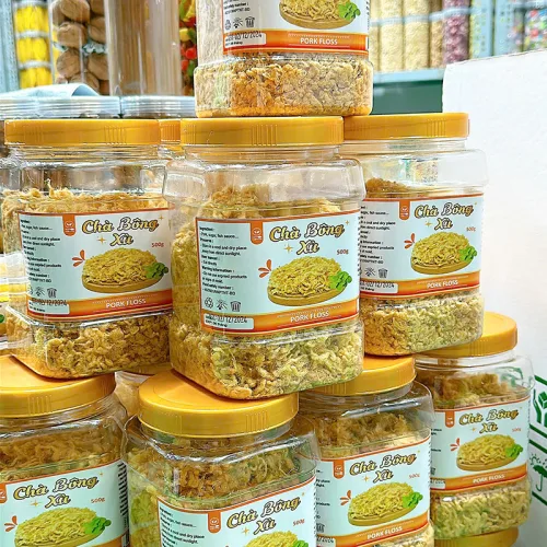 Chà Bông Xù Đóng Hộp, Khối Lượng 500g