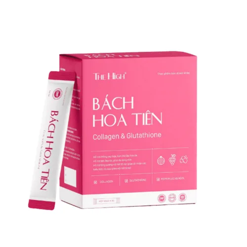 Khám phá Cốm Bách Hoa Tiên Collagen & Glutathione The High - Hộp 30 Gói thuộc nhóm Thực phẩm chức năng