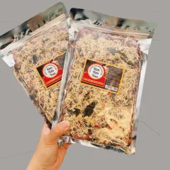 Cơm Cháy Gạo Lứt Rong Biển Chà Bông Tiến Vua Thơm Ngon Túi Zip 180g