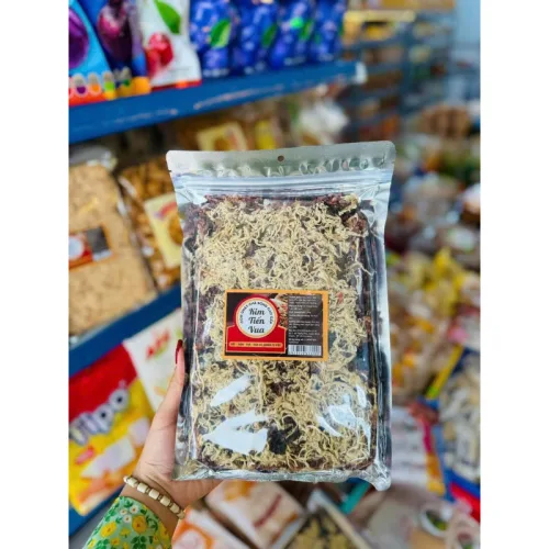 Cơm Cháy Gạo Lứt Rong Biển Chà Bông Tiến Vua Thơm Ngon Túi Zip 180g