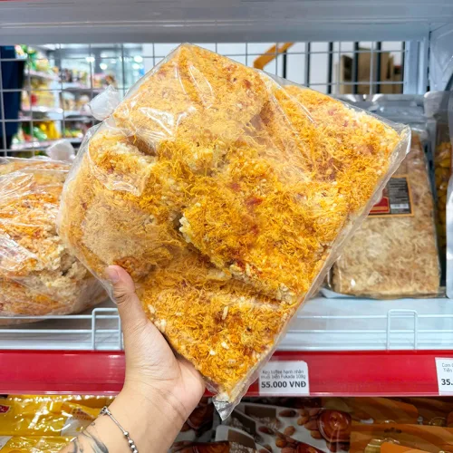 Cơm Cháy Siêu Chà Bông Vuông Bể Bịch 500g