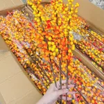 Phân phối combo 10 cành đông đào vàng 12 nhánh