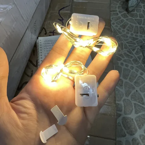 Combo 10 Dây Đèn Đom Đóm Mini - Dây Đèn Chớp Trang Trí