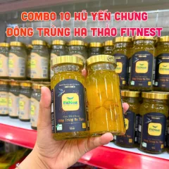 Phân phối combo 10 Hũ Nước Yến Chưng Đông Trùng Hạ Thảo FitNest 150ml