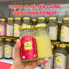 Sỉ combo 10 Hũ Nước Yến Chưng Đường Phèn FitNest 150ml