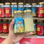 Combo 10 Hủ Yến Chưng Đường Phèn Vị Vani Cho Bé Kids Grow FitNest 35% 150ml