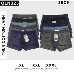 Combo 10 Quần Lót Đùi Nam Thông Hơi