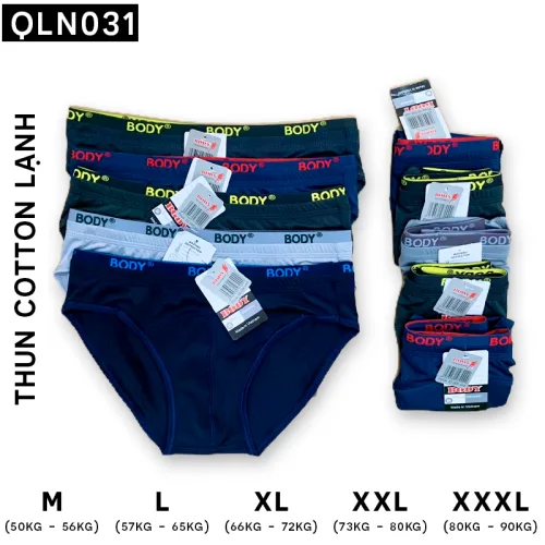 Combo 10 Quần Lót Nam Tam Giác Viền Lưng Thun Lạnh Cao Cấp