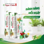 Phân phối combo 2 Cây Kem Đánh Răng Ngọc Châu Trắng Răng 100g/Tuýp - Kem Đánh Răng Dược Liệu + Tặng 1 Bài Chải Đánh Răng