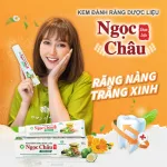 Phân phối combo 2 Cây Kem Đánh Răng Ngọc Châu Trắng Răng 100g/Tuýp - Kem Đánh Răng Dược Liệu + Tặng 1 Bài Chải Đánh Răng