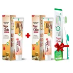 Combo 2 Cây Kem Đánh Răng Ngọc Châu Truyền Thống 100g/Tuýp - Kem Đánh Răng Dược Liệu + Tặng 1 Bài Chải Đánh Răng
