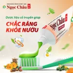 Combo 2 Cây Kem Đánh Răng Ngọc Châu Truyền Thống 100g/Tuýp - Kem Đánh Răng Dược Liệu + Tặng 1 Bài Chải Đánh Răng