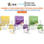 Bảng giá sỉ combo 2 Chai Dung Dịch Vệ Sinh Dạ Hương 120ml - Hương Lavender, Hương Hoa Cúc, Hương Trà Xanh (Được Chọn Mùi)