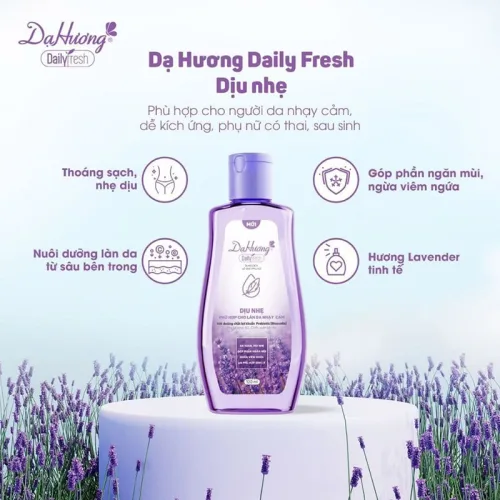 Sỉ combo 2 Chai Dung Dịch Vệ Sinh Dạ Hương Daily Fresh Dịu Nhẹ Màu Tím 120ml/chai