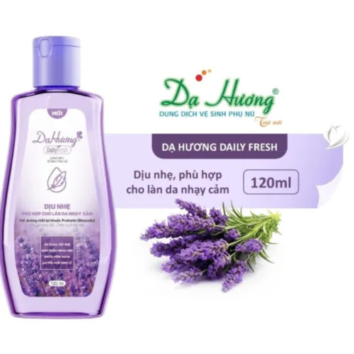 Sỉ combo 2 Chai Dung Dịch Vệ Sinh Dạ Hương Daily Fresh Dịu Nhẹ Màu Tím 120ml/chai