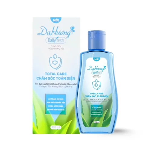 Combo 2 Chai Dung Dịch Vệ Sinh Dạ Hương Daily Fresh Total Care Màu Xanh 120ml/chai