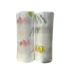 Phân phối combo 2 Cuộn Khăn Giấy Lau Bếp Đa Năng Tái Sử Dụng Nhiều Lần 6x6x19.5cm