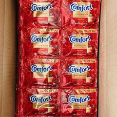 Combo 2 Dây 24 Gói Nước Xả Vải Comfort Hương Nước Hoa Quyến Rũ 18ml/Gói - Màu Đỏ
