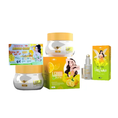 Bộ 2 hộp Kem Thâm Nách Lemon Care SON Cosmetic, tặng serum