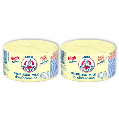 Combo 2 Lon Sữa Gấu Thái Lan Nestle Bear Vàng (140ml/Lon)