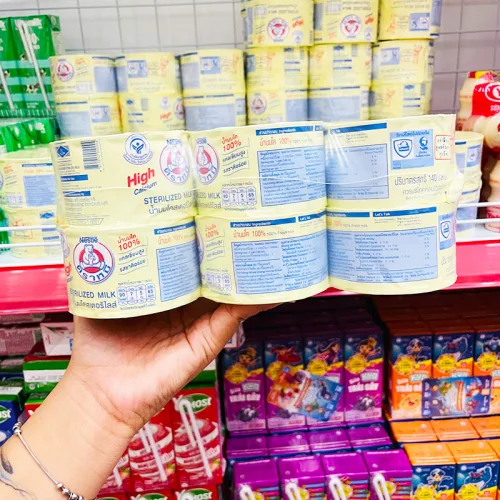 Combo 2 Lon Sữa Gấu Thái Lan Nestle Bear Vàng (140ml/Lon)