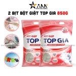 Bột giặt Top Gia hương nước hoa Pháp, combo 2 túi 850g