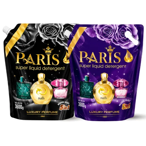 Combo 2 Túi Nước Giặt Paris Hương Nước Hoa 3,6kg (2 Túi 7,2kg) - Loại Rẻ