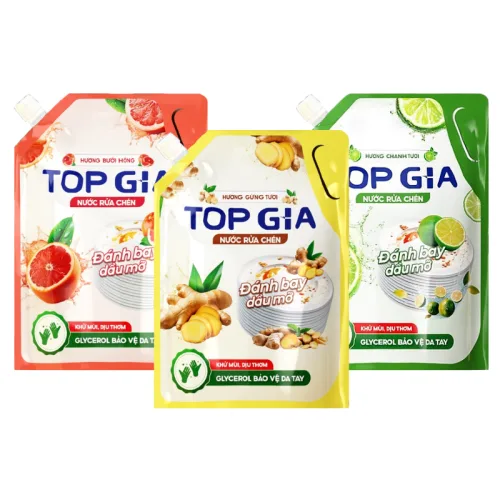 Hình ảnh Combo 2 Túi Nước Rửa Chén Top Gia Dung Tích 2L/Túi trong bộ sưu tập topgia