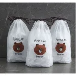 Combo 3 bịch túi bọc thực phẩm POPULAR màu nâu, 100 túi/bịch, 17x21x4 cm