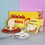 Combo 3 Cái Bánh Bông Lan Cuộn OBALAB Vị Socola/ Vị Trà Xanh/ Vị Phô Mai 60g