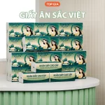 Giấy ăn Top Gia Sắc Việt, combo 3 gói, 300 tờ x 4 lớp