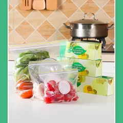 Combo 3 Hộp Túi Zip Đựng Thực Phẩm Có Khóa – Hộp Túi Zip Trong Suốt Bảo Quản Thực Phẩm Nhiều Kích Cỡ