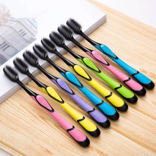 Bảng giá sỉ combo 5 Bàn Chải Đánh Răng Than Tre Marongun - Bàn Chải Than Tre Lông Mềm 21cm
