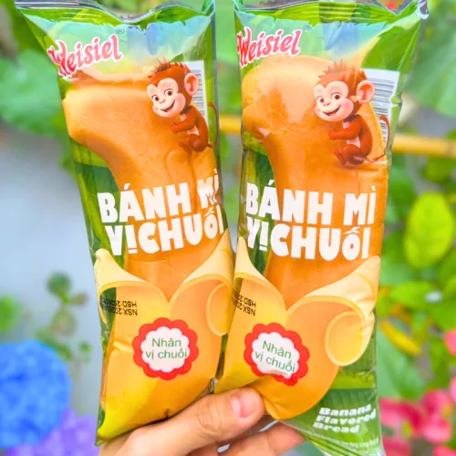 Combo 5 Bánh Mì Weisiel Trái Chuối - Bánh Mì Vị Chuối