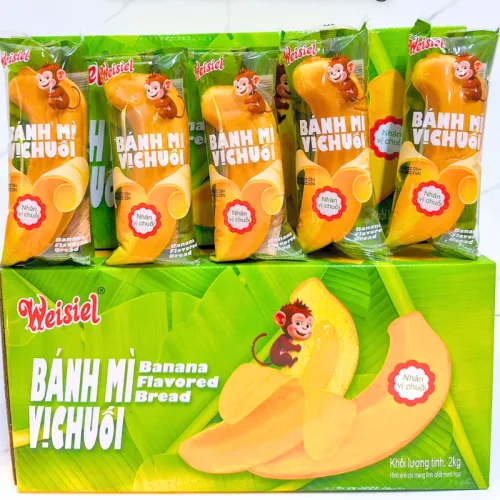 Combo 5 Bánh Mì Weisiel Trái Chuối - Bánh Mì Vị Chuối