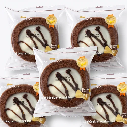 Combo 5 Cái Bánh Bông Lan BOWKNOT Cacao Hình Tart phù hợp để tham khảo khi chọn BOWKNOT