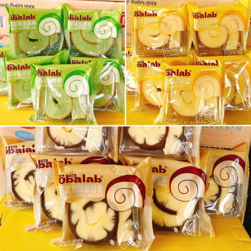 Combo 5 Cái Bánh Bông Lan Cuộn OBALAB Vị Socola/ Vị Trà Xanh/ Vị Phô Mai 60g – một lựa chọn đáng tham khảo trong OBALAB