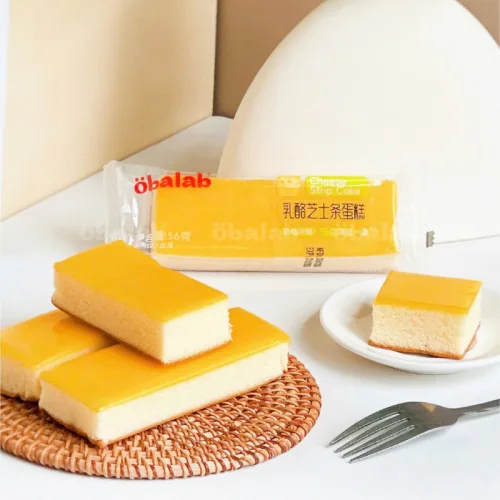 Combo 5 Cái Bánh Bông Lan Que Obalab Vị Phô Mai 56g