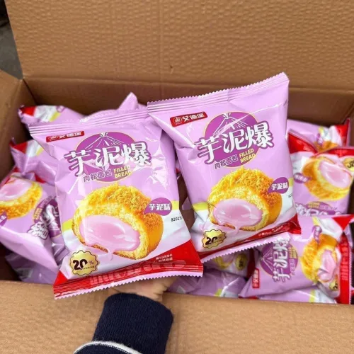 Hình ảnh Combo 5 Cái Bánh Mì Chà Bông AIDEBAO Nhân Khoai Môn trong bộ sưu tập AIDEBAO