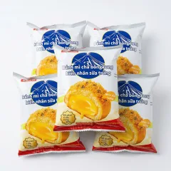 Sỉ combo 5 Cái Bánh Mì Chà Bông AIDEBAO Nhân Sữa Trứng