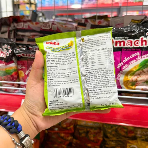 Combo 5 Gói Cháo Thịt Bằm Ăn Liền GẤU ĐỎ
