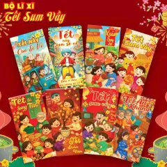 Combo 100 Bao Lì Xì Tết Bính Ngọ 2026 - Khách Chọn Tối Đa 10 mẫu